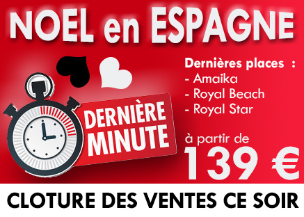 Réveillons Noel et Nouvel An 2014 en Espagne