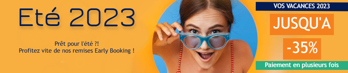Early Booking jusqu'à -50%