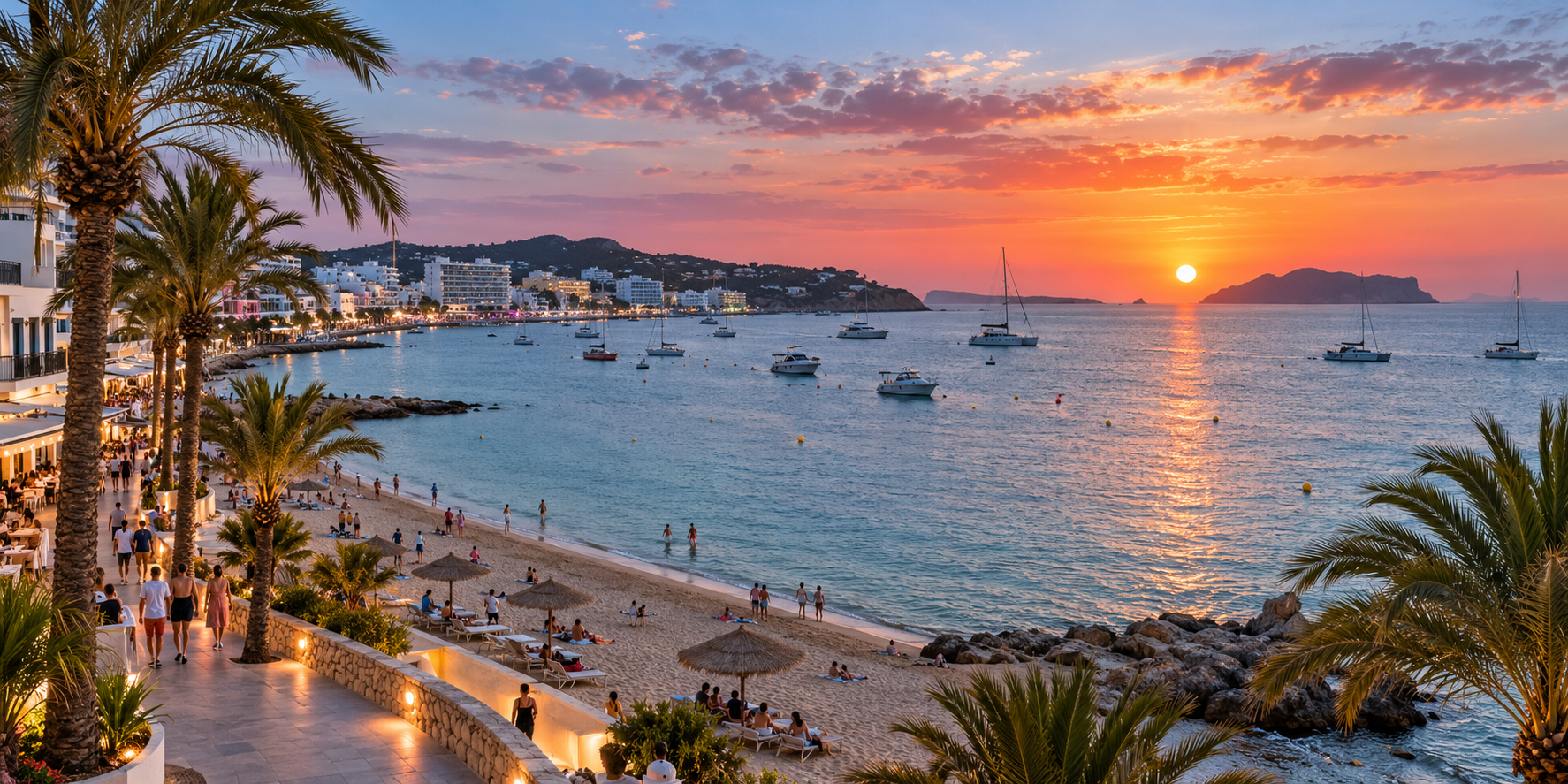 San Antonio Ibiza : hôtels, plages, couchers de soleil et que faire