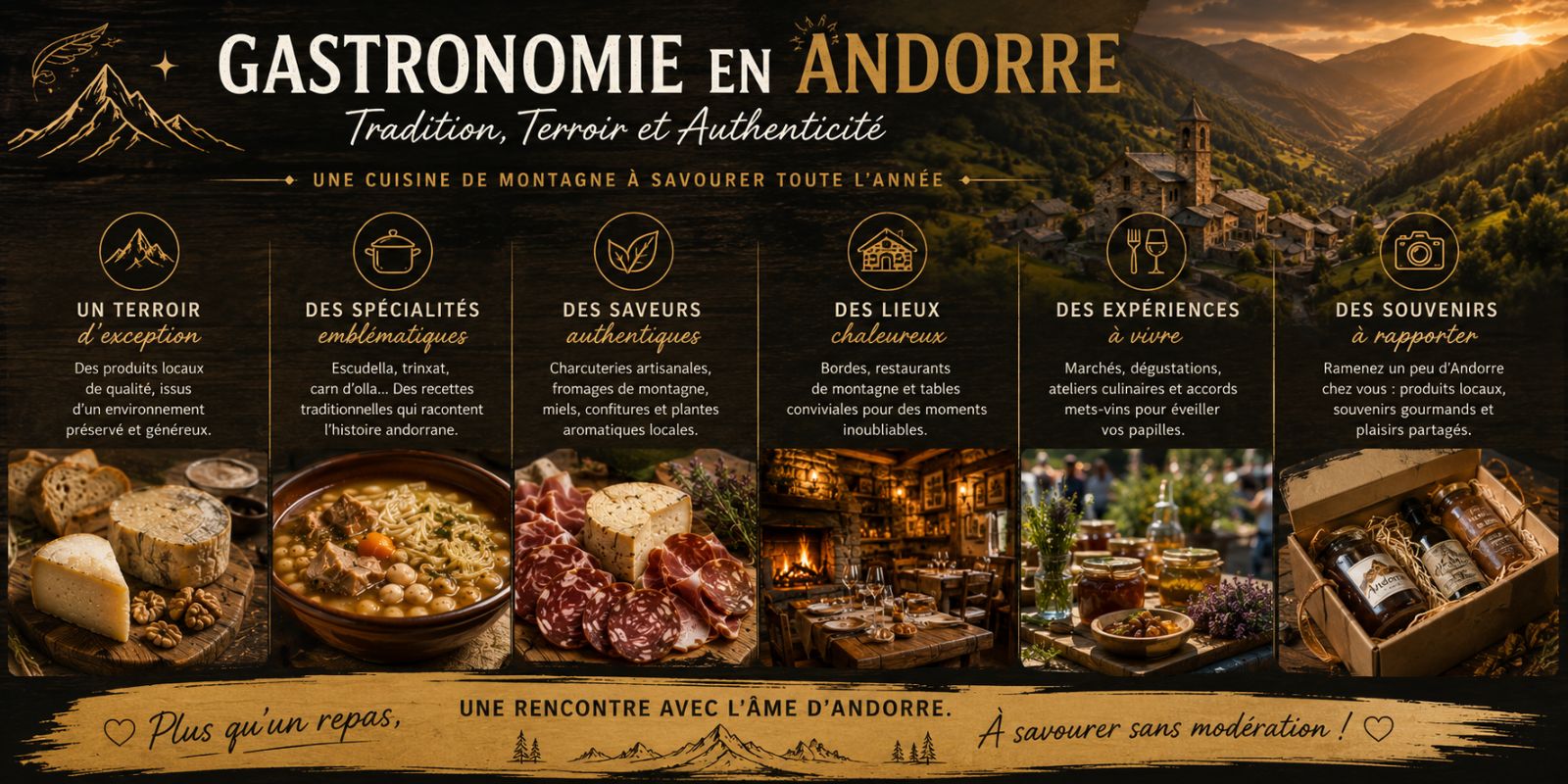 Gastronomie en Andorre : traditions montagnardes