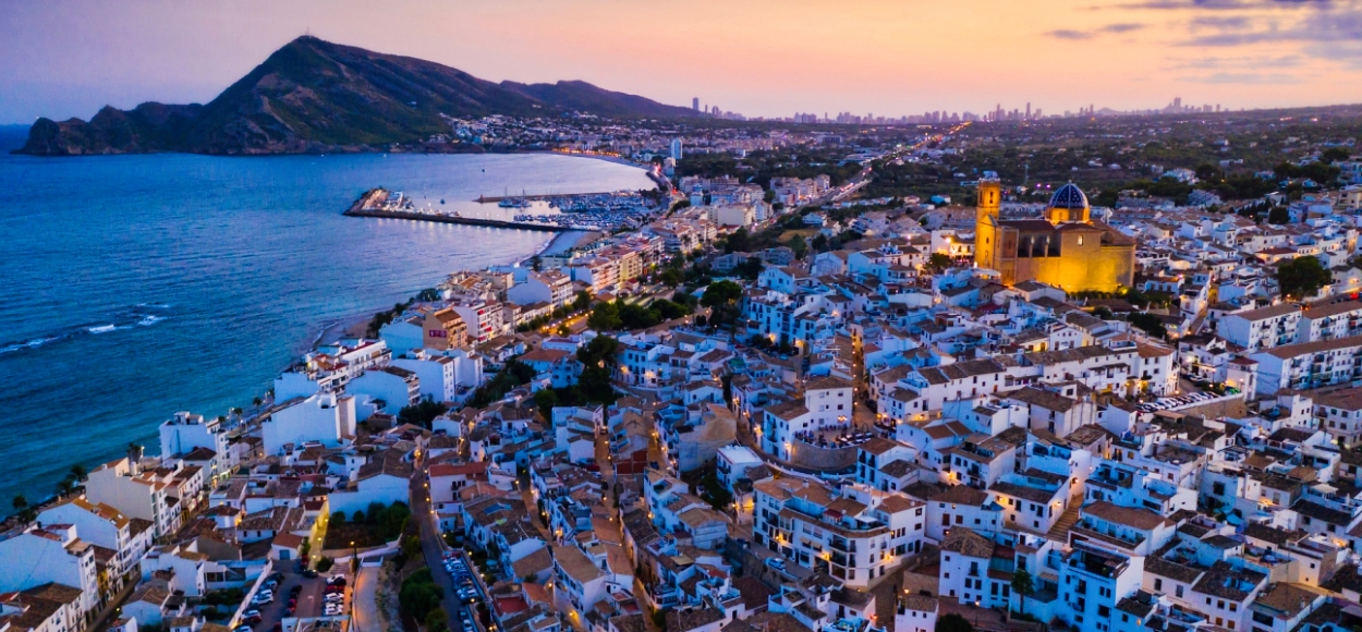 Altea vue du ciel