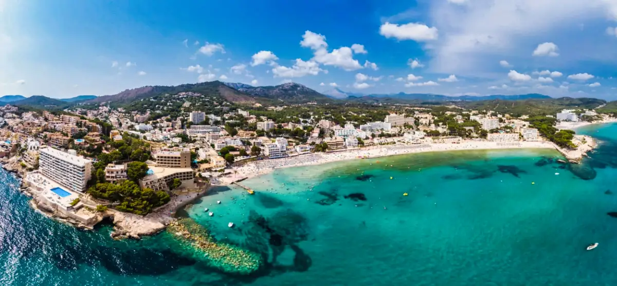 Paguera vue du ciel