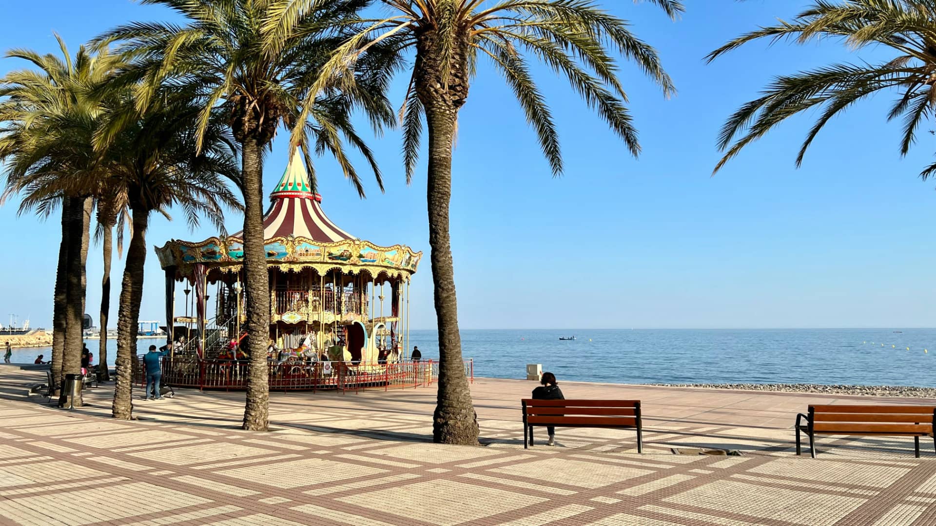 Cambrils promenade maritime