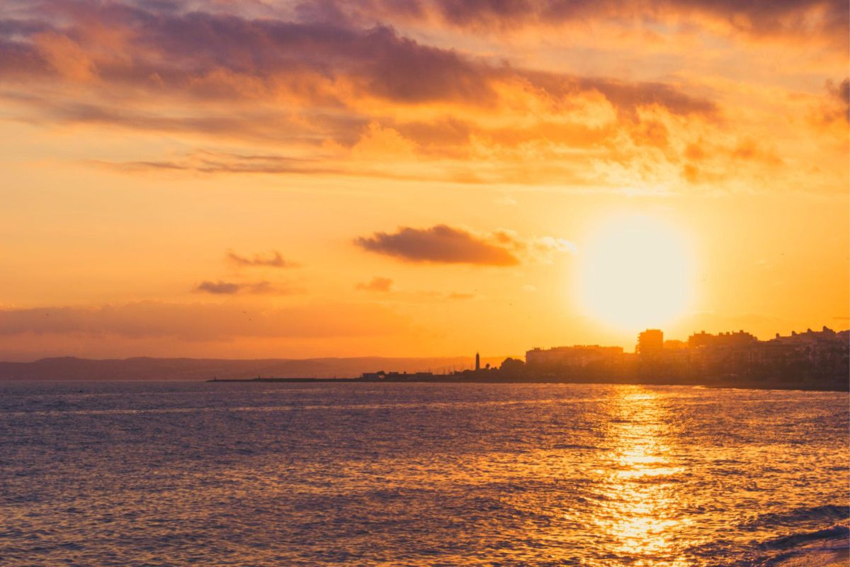 Couché de soleil sur la Costa del Sol