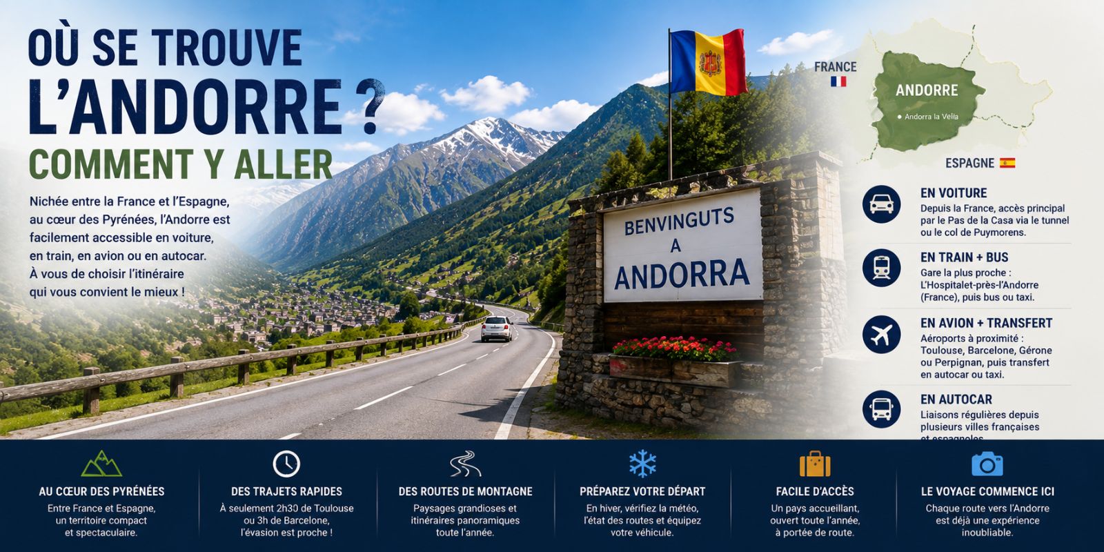 Guide pratique : rejoindre l’Andorre