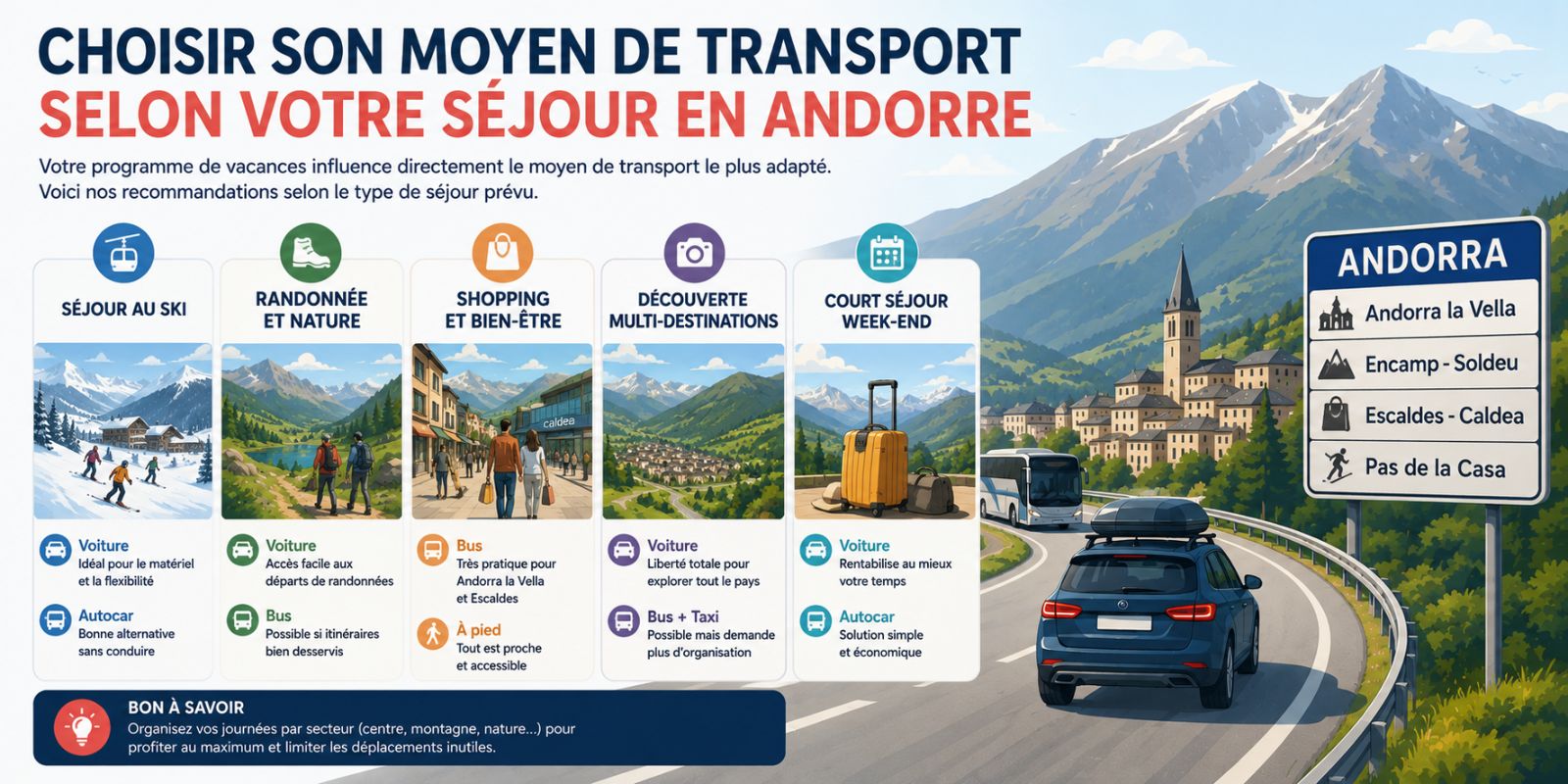 Guide des transports en Andorre