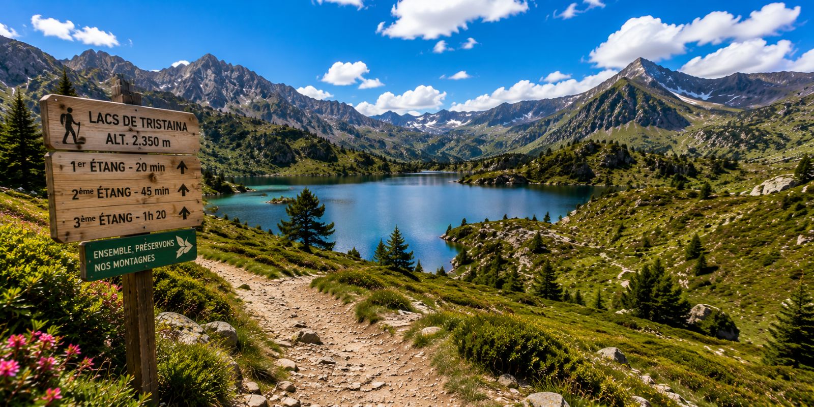 Lac de Tristaina, panorama alpin