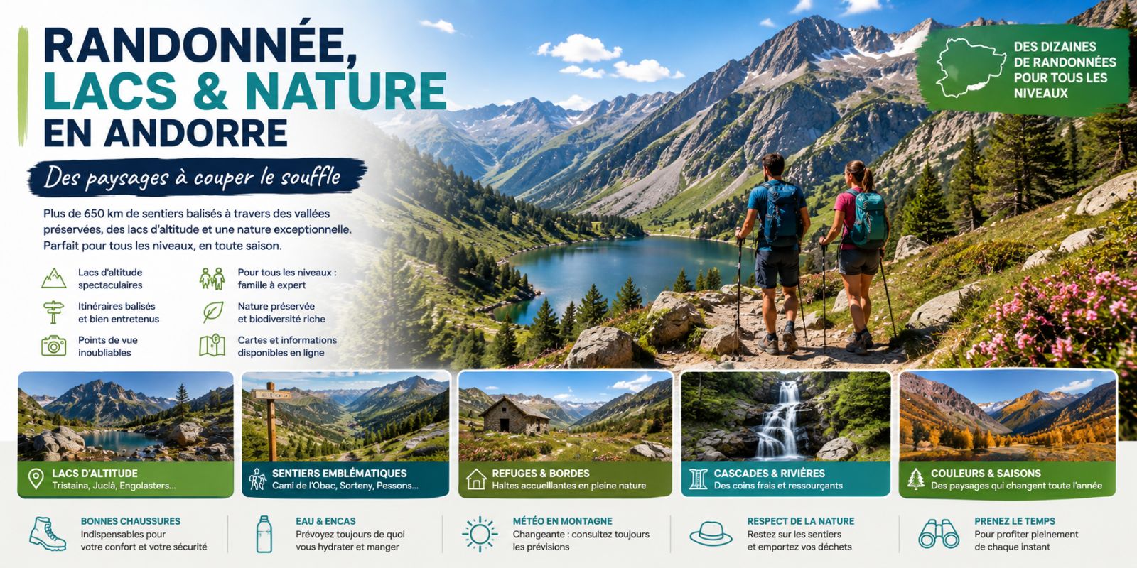 Randonnée, lacs et nature en Andorre