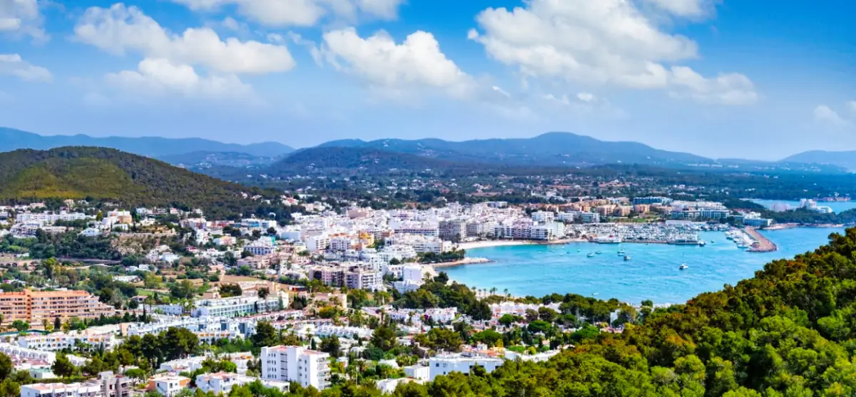 Santa Eulalia Vue du ciel