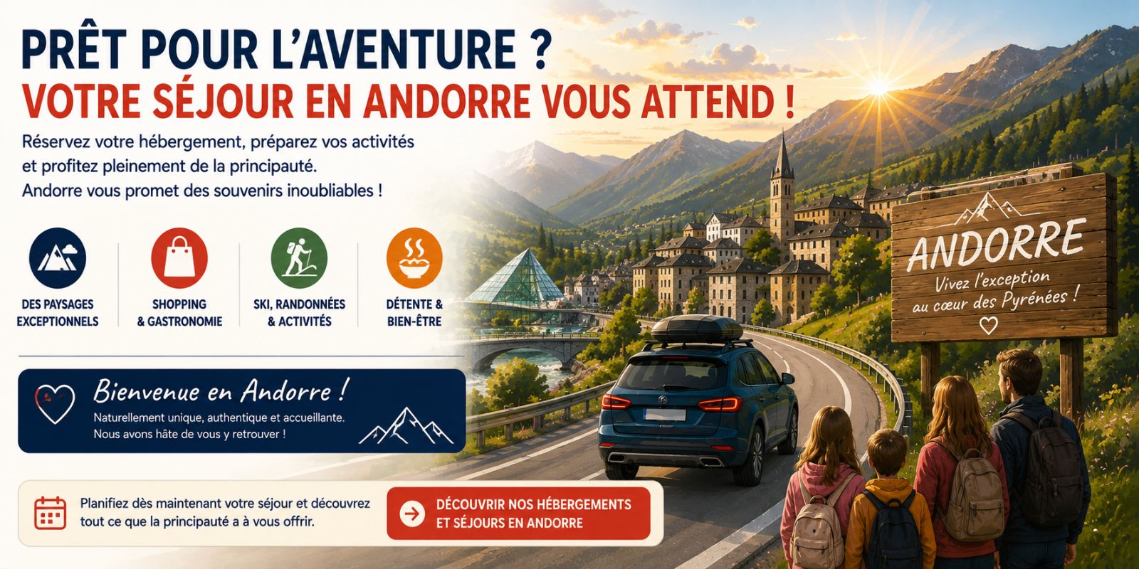 Évasion en Andorre, au cœur des Pyrénées