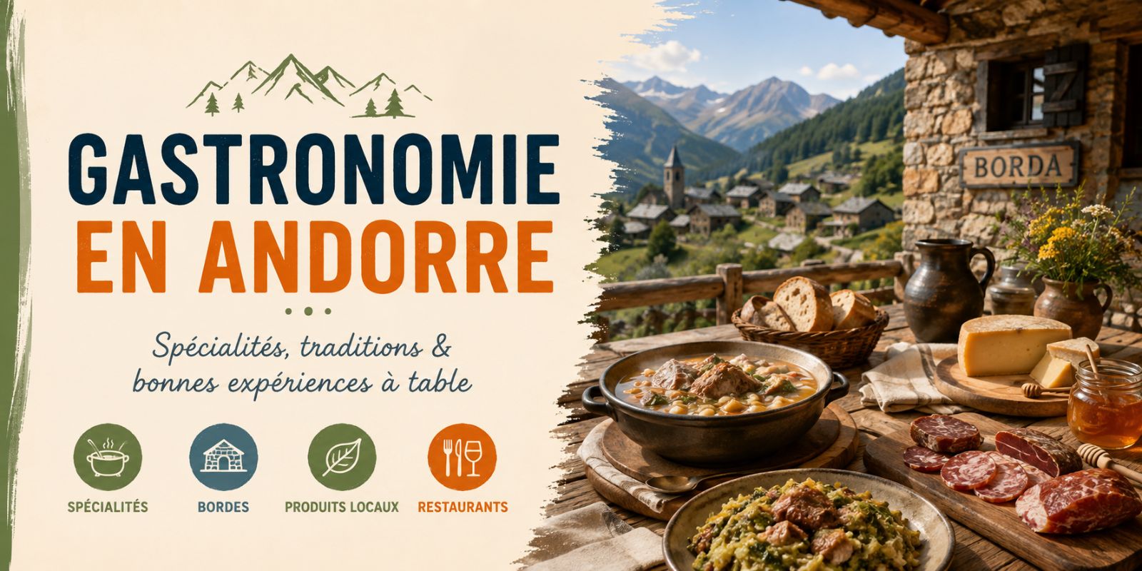 Gastronomie en Andorre : saveurs montagnardes