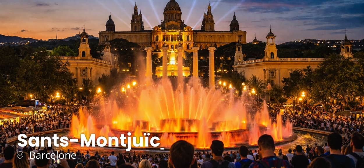 Barcelone Sants Montjuic