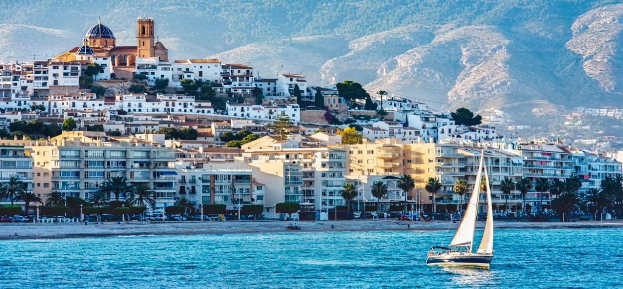 Altea vue de la mer