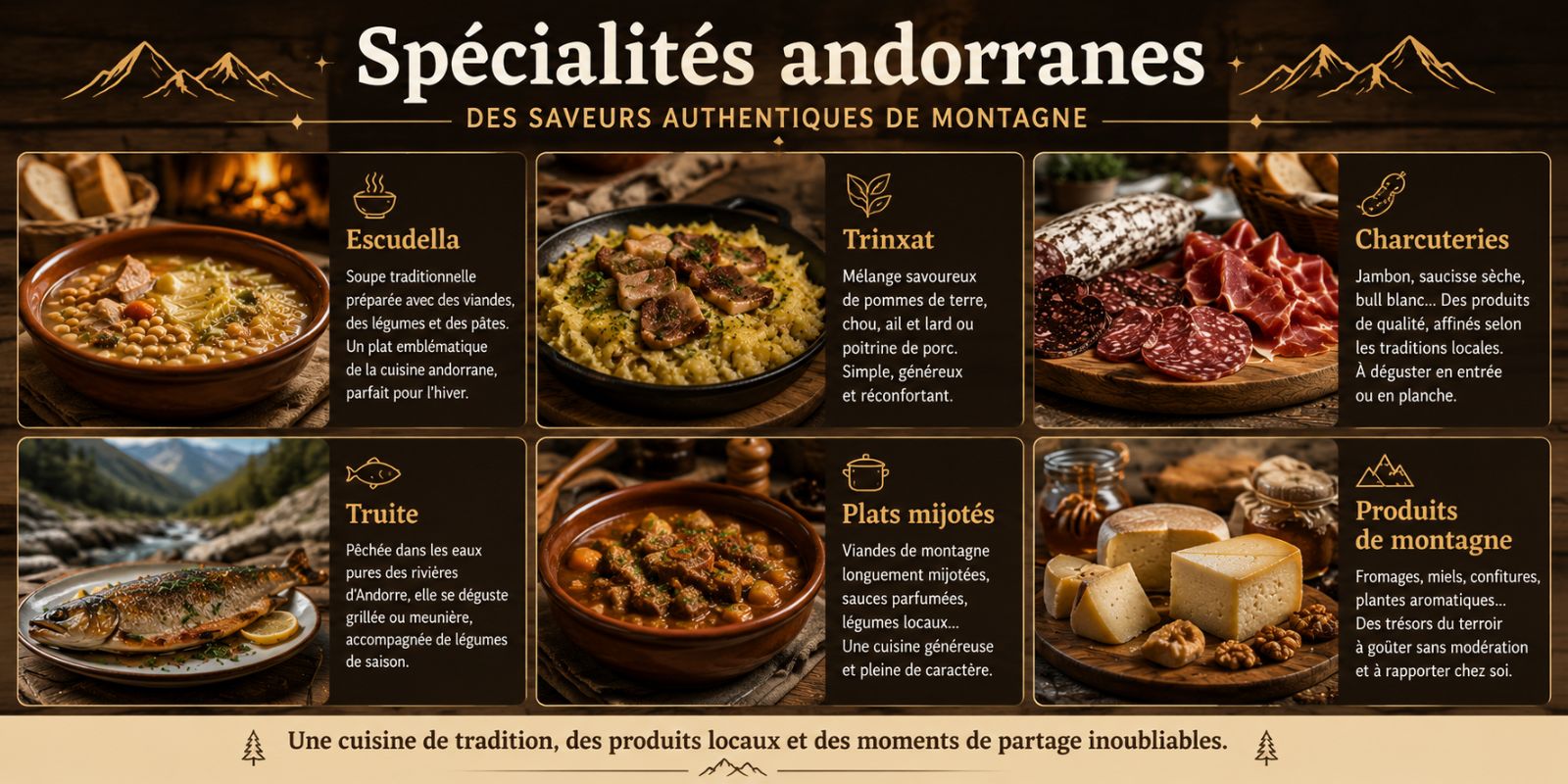 Saveurs authentiques des montagnes d’Andorre