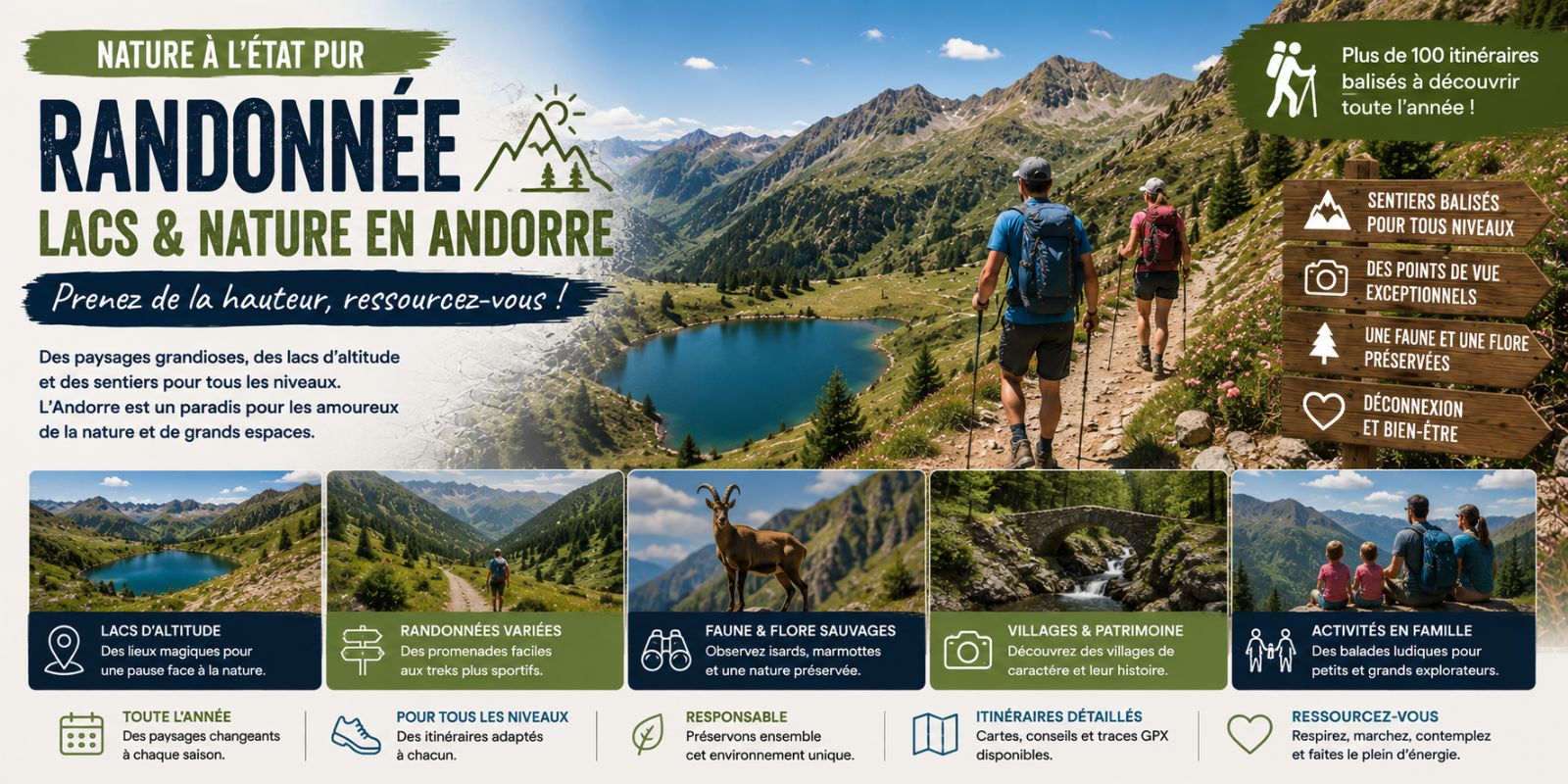 Randonnée et lacs d’Andorre