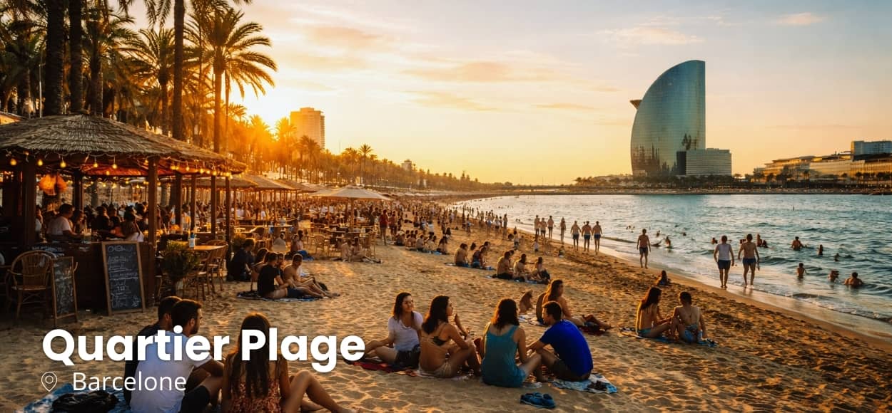 Barcelone Quartier Plage 