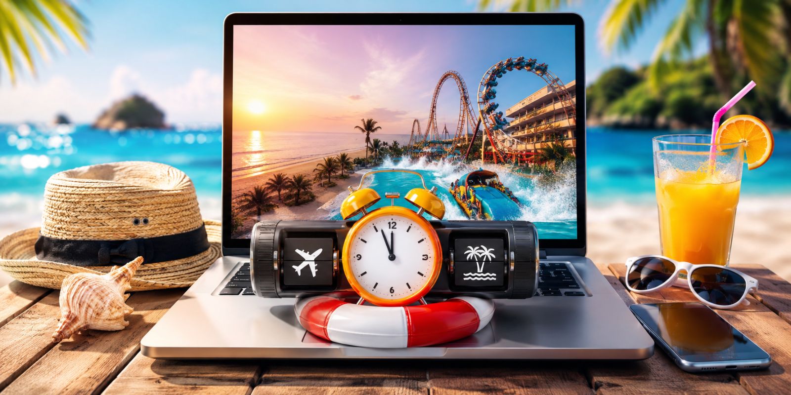 Vacances ensoleillées au bord de la mer
