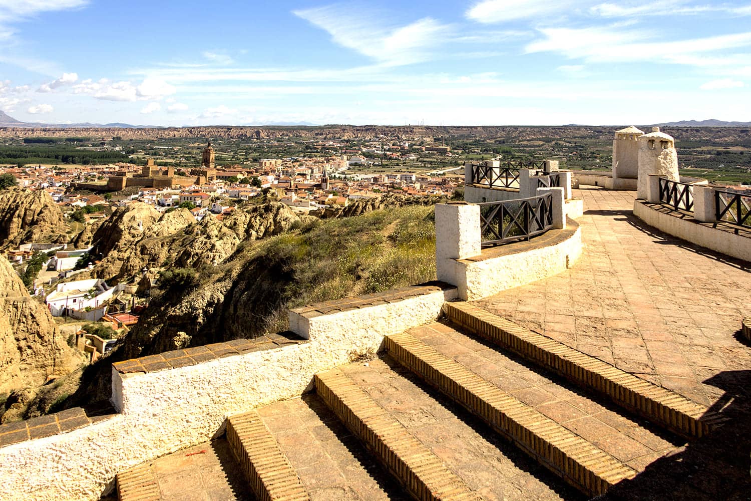guadix mirador del cerro de la bala
