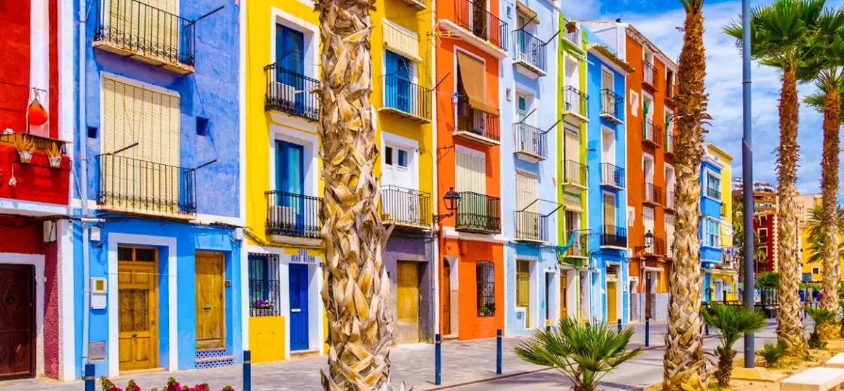 Villajoyosa Maisons Colorées