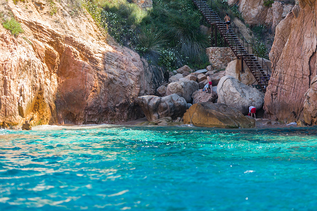 Petite crique sauvage à