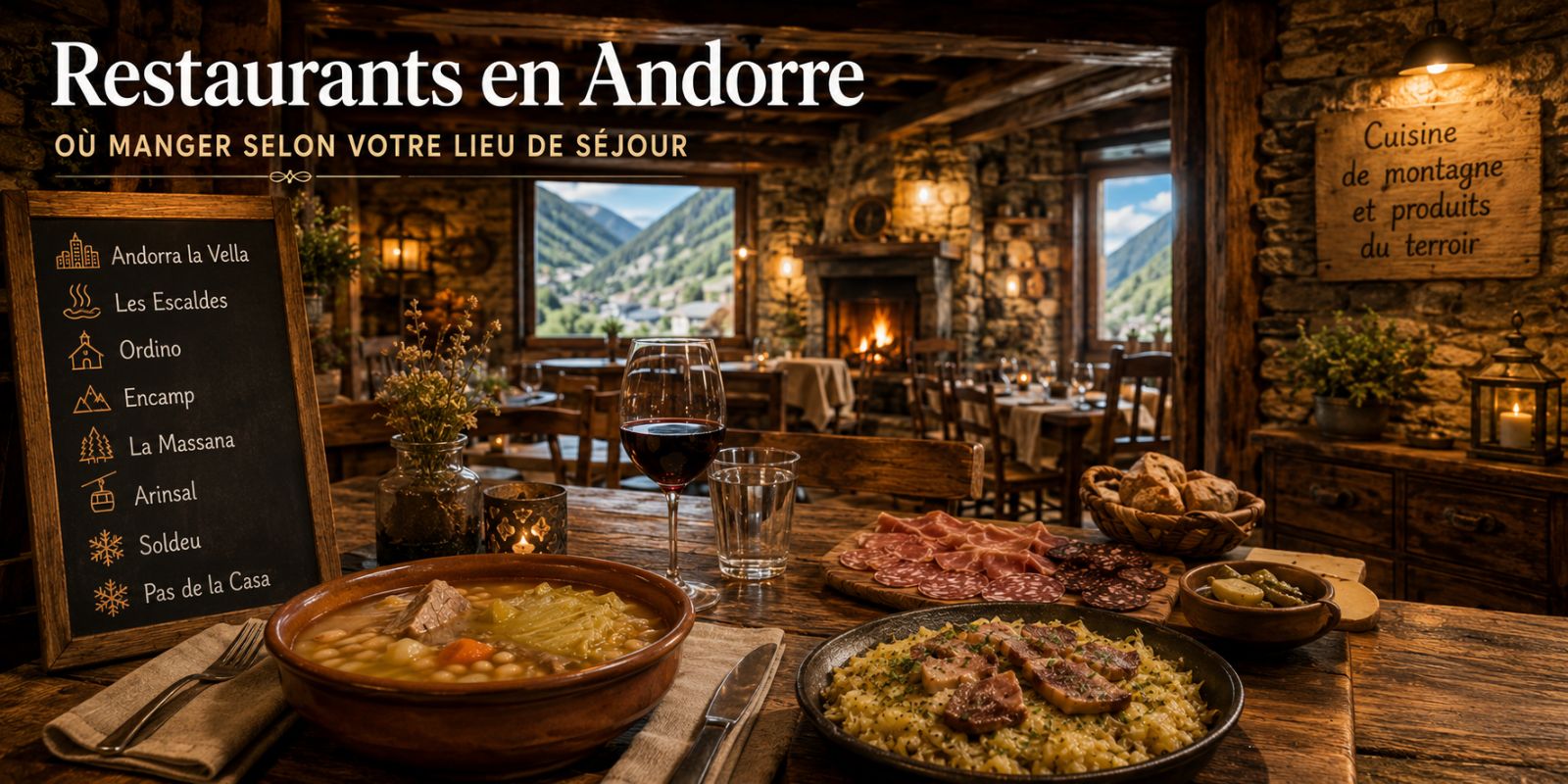 Restaurants en Andorre : Saveurs montagnardes