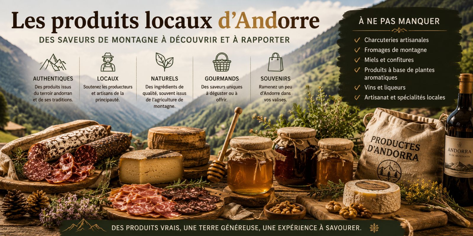 Saveurs authentiques des montagnes d’Andorre