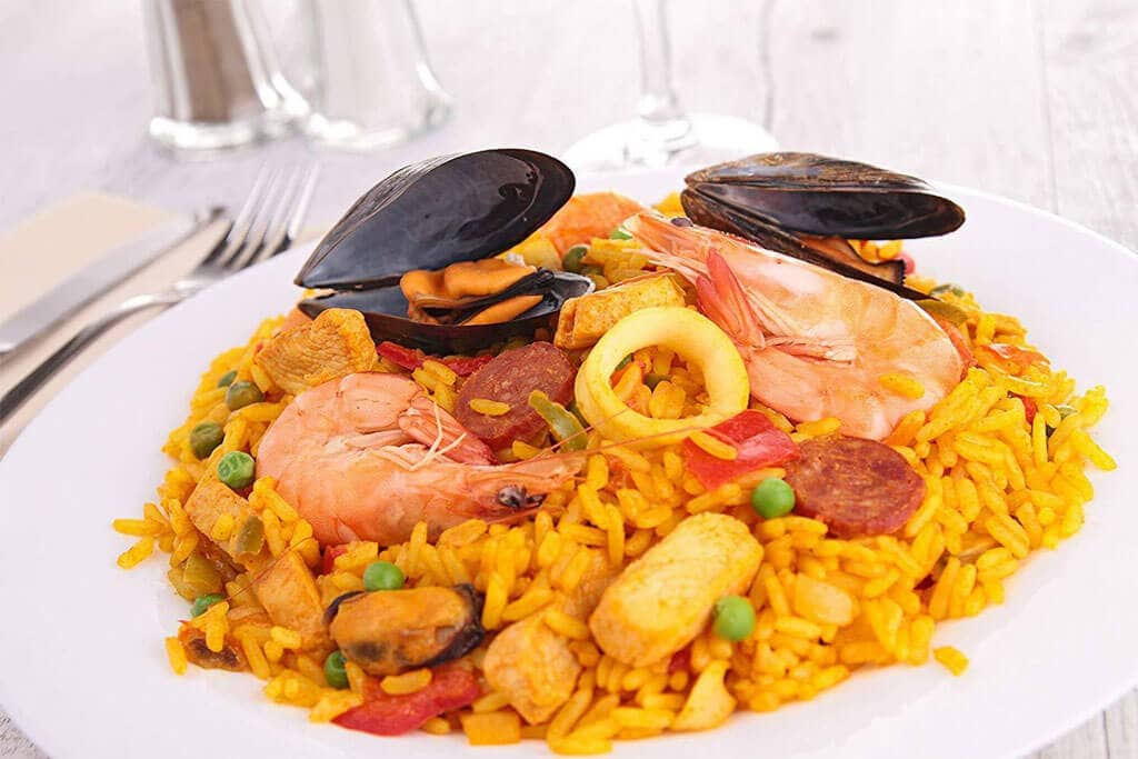 Arroz con mariscos (riz aux fruits de mer)