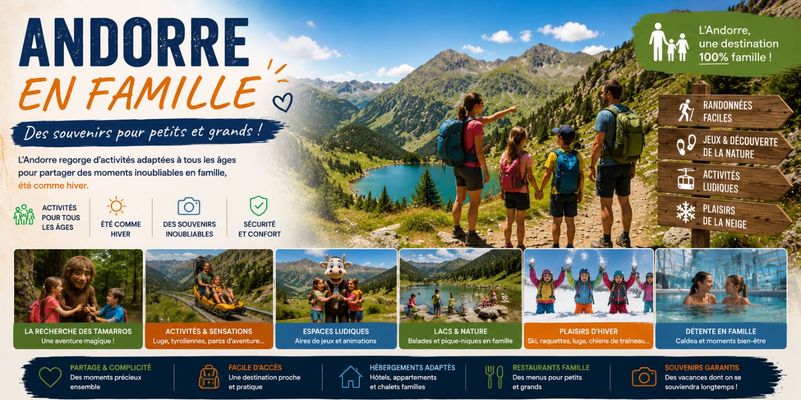 Andorre en famille : aventures pour tous
