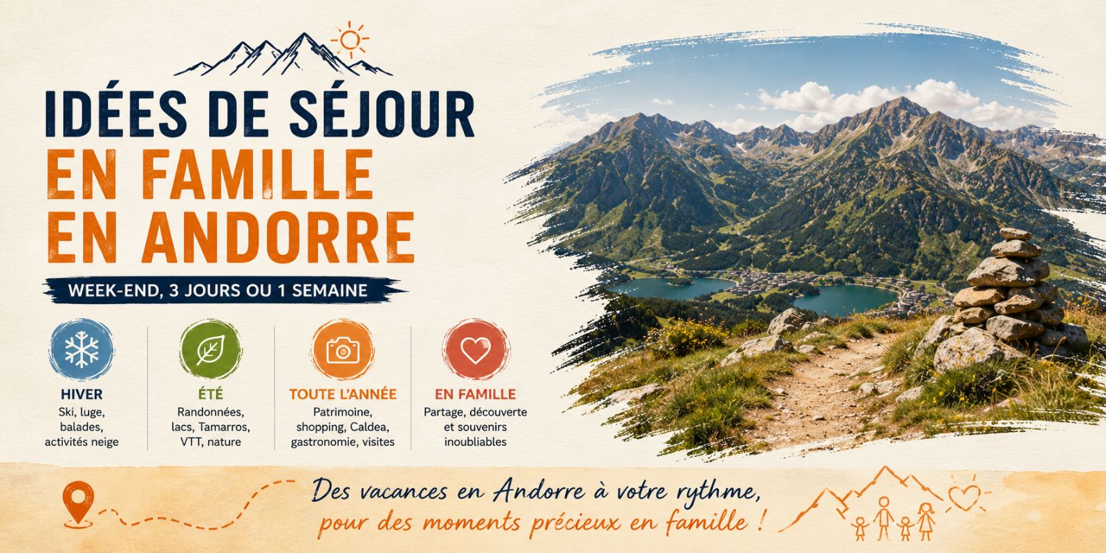 Idées de séjour en famille en Andorre