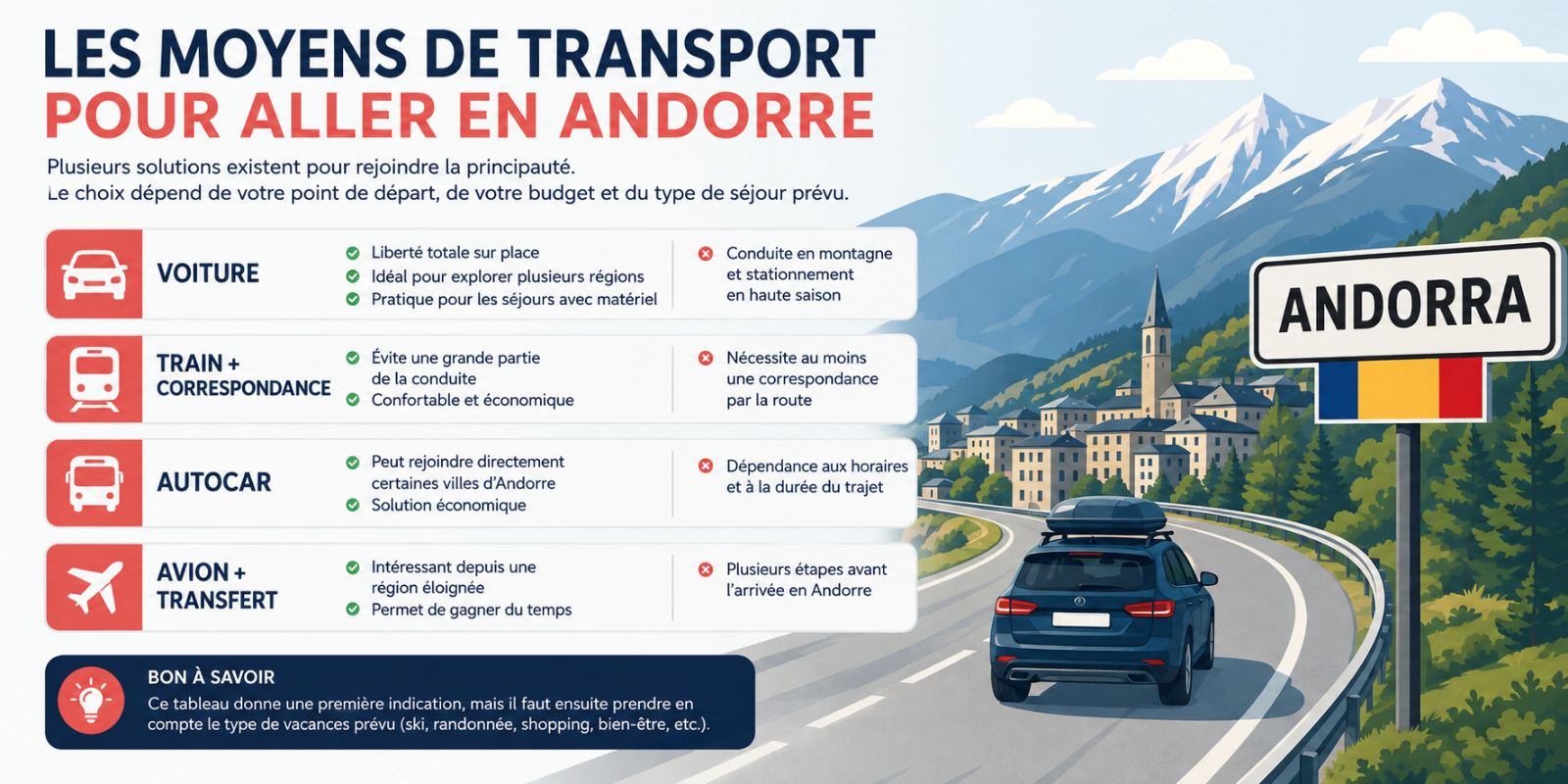 Voyager en Andorre : transports et paysages