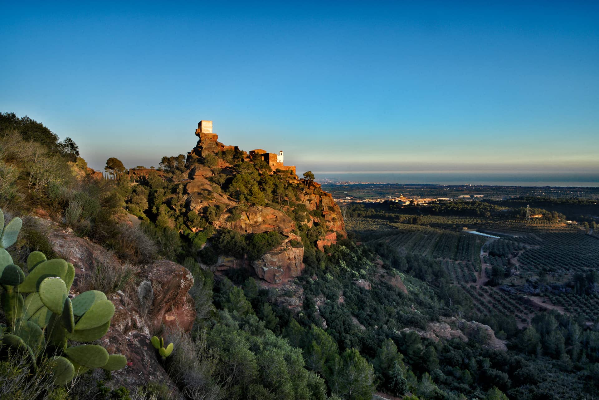 l’ermitage de la Mare de Déu de la Roca vue