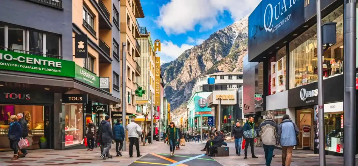 Avenue Meritxell à Andorre-la-Vieille