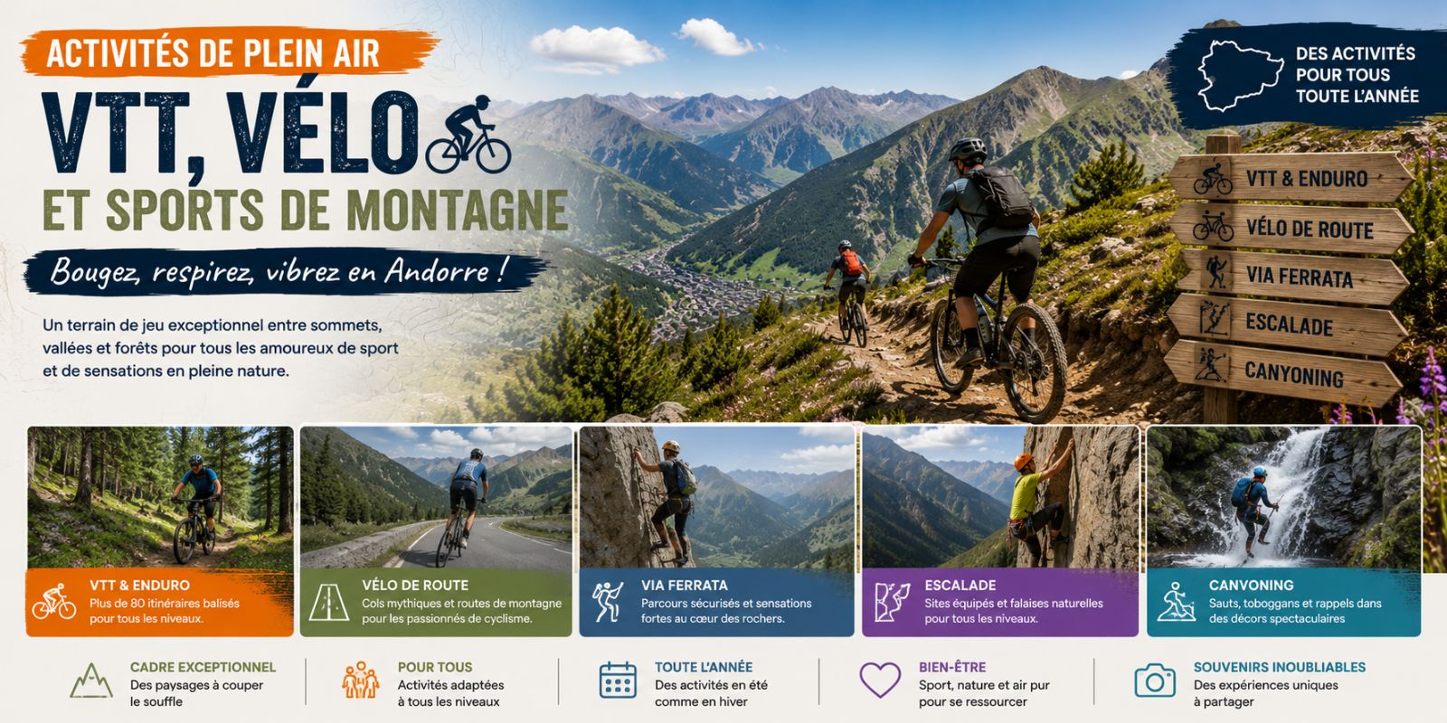 Aventure outdoor en Andorre