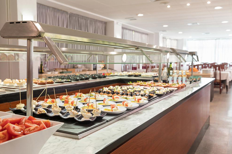 Buffet à l'hôtel Alexis