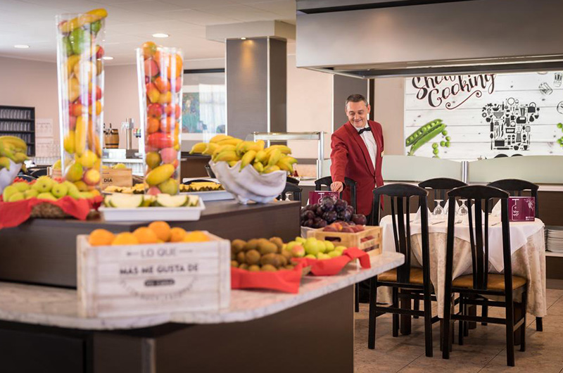 Buffet à l'hôtel Royal Beach