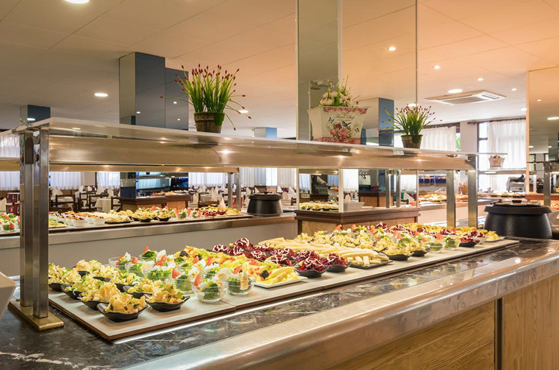 Buffet à l'hôtel Palm Beach